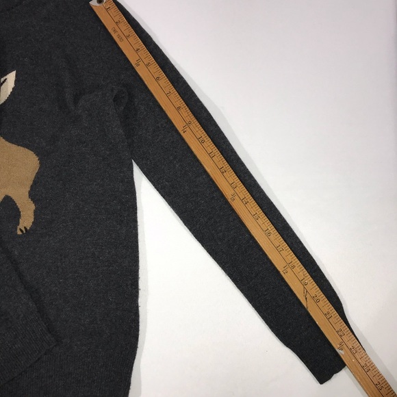J.Crew French Bulldog Sweater Like New Grey XSmall - Picture 11 of 11